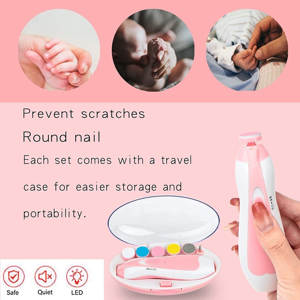 Safe Electric Nail Trimmer For Babies, Kids and Seniors (2026 Latest Model) I 50% Off (Save ₹800) Limited Stock