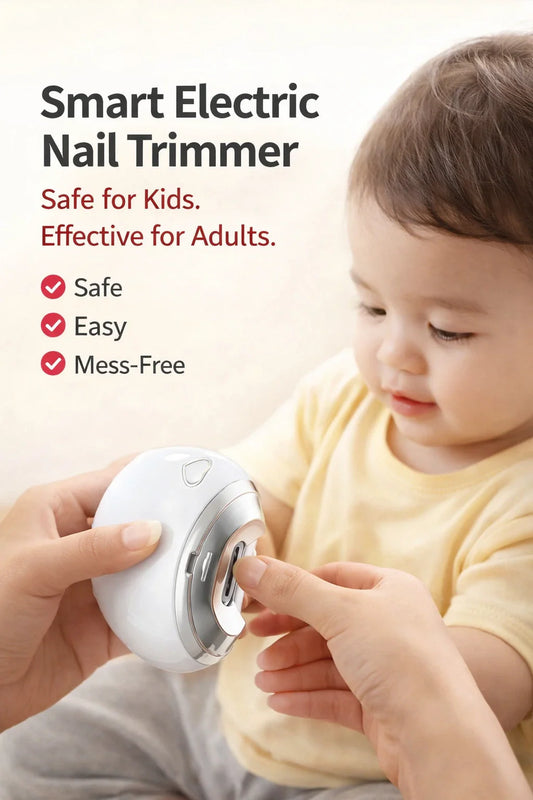 Smart Electric Nail Trimmer For Kids and Adults (2026 Upgraded Model)- 50% Discount I Limited Stock